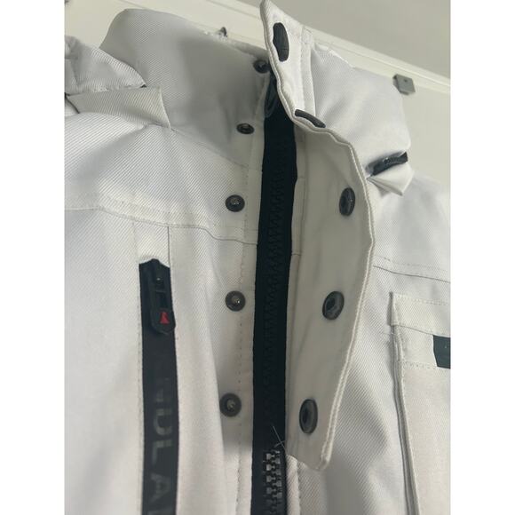 GUC Awakn Land White All Season Weather Jacket Water/Wind Resistant Size Large - Picture 4 of 8